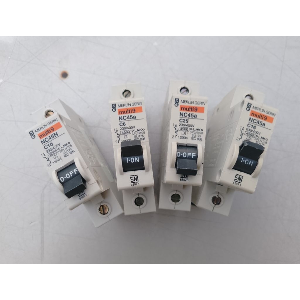 MCB MULTI MERLIN GERIN 6A, 10A, 16A, 20A, 25A ORIGINAL