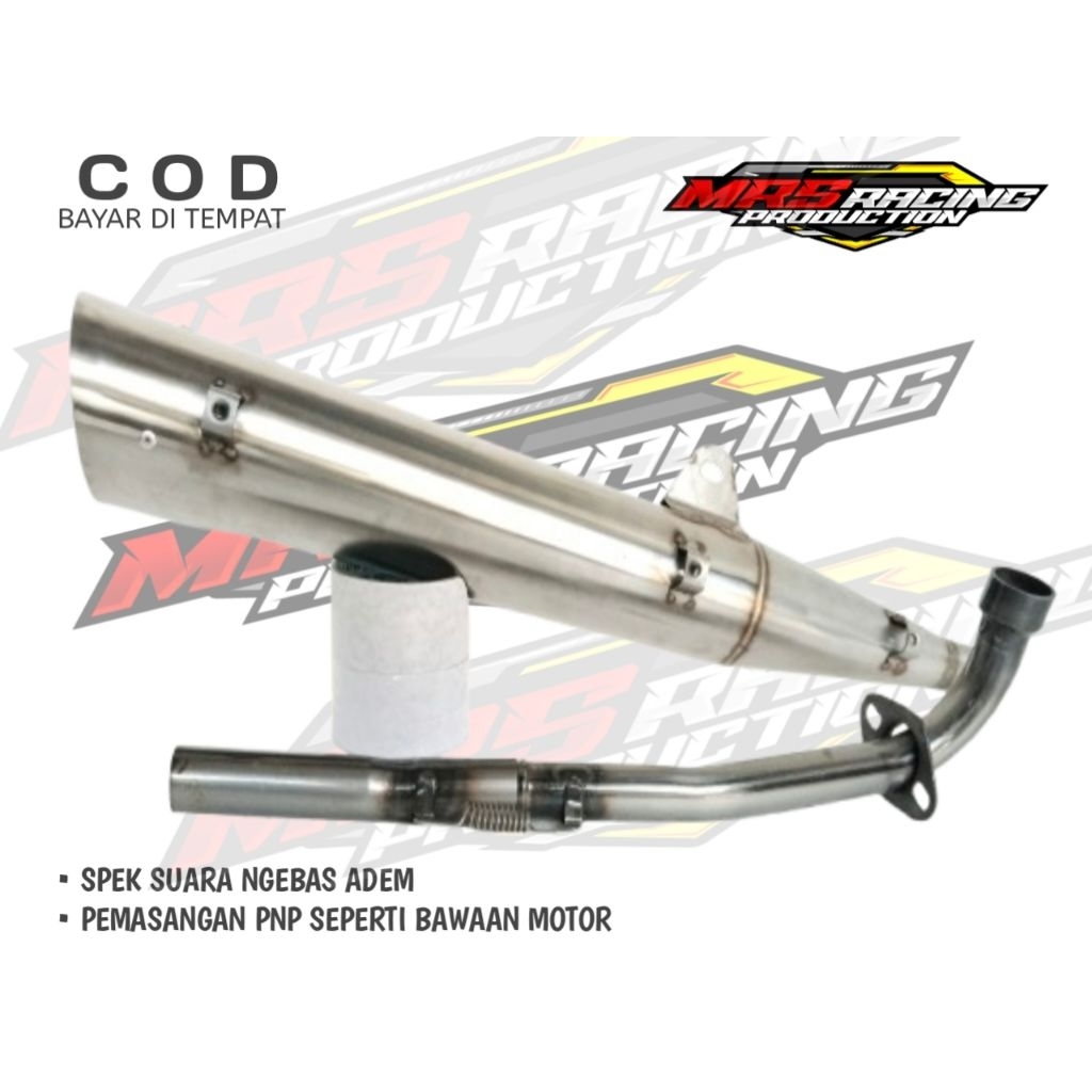 KNALPOT TSUKIGI STANDAR RACING KHARISMA KIRAna 125 SUPRA X 125D ASTREA GRAND C70 LEGENDA