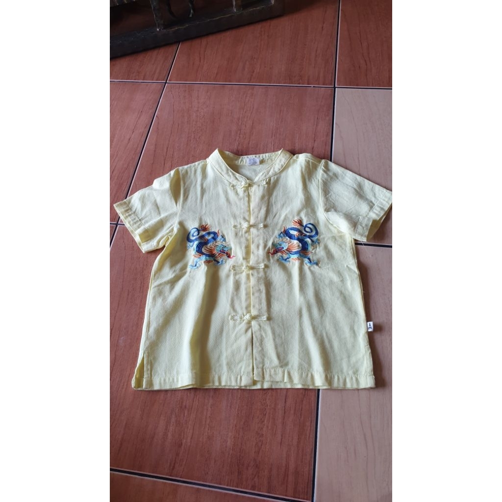 preloved hanfu cheongsam anak laki-laki bohopanna usia 7-8 tahun