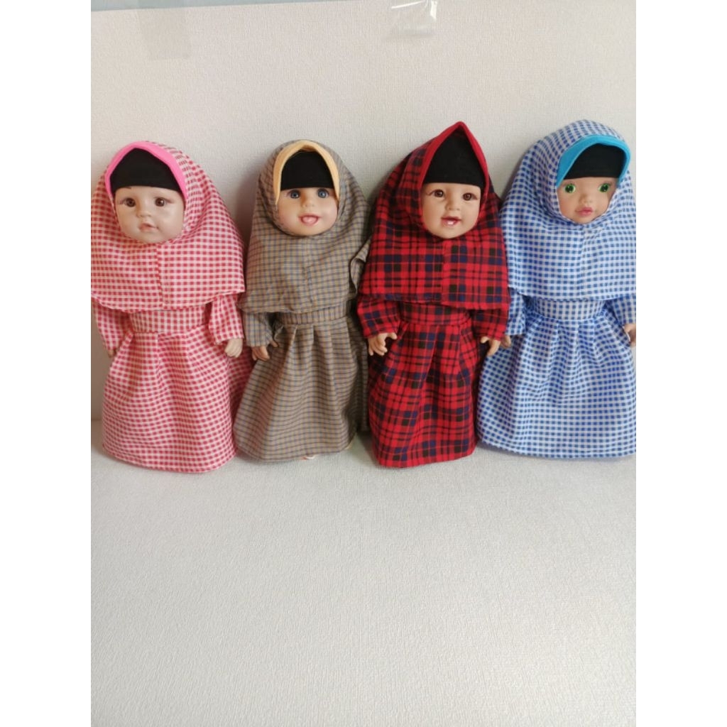 Baju Boneka karet tinggi boneka 40 cm + - lingkar dada 14 cm