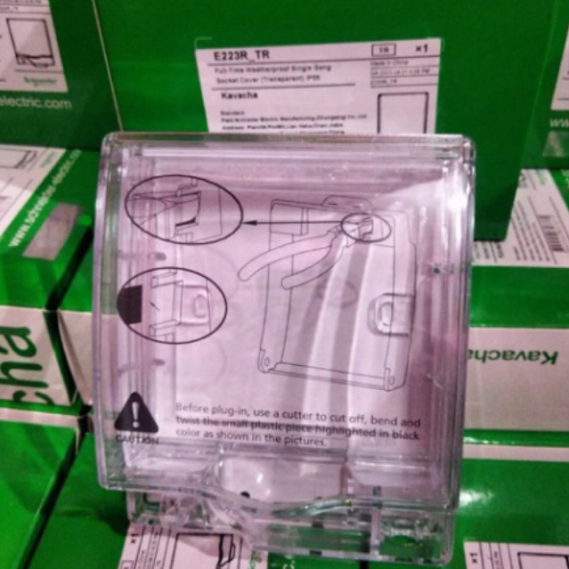 Tutup Stop Kontak KAVACHA Schneider E223R TR