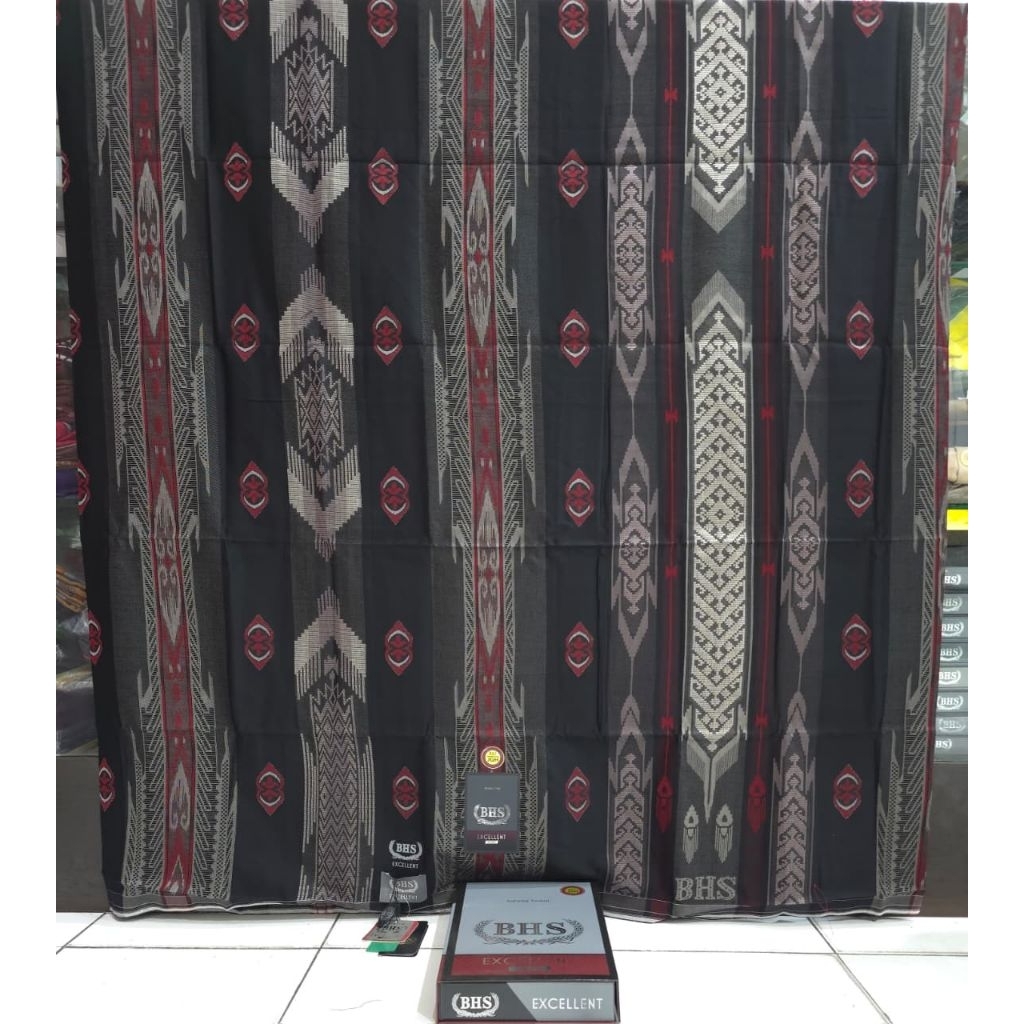 Sarung BHS Excellent Mercerized JACQUARD Motif JGB JGT JTB JGK JGS JSK JGE JGR Silver