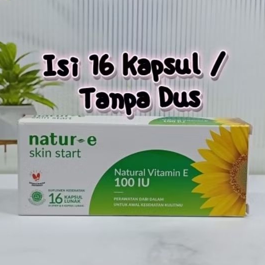 Natur E Skin Start / 16 Kapsul / 4 Lembar