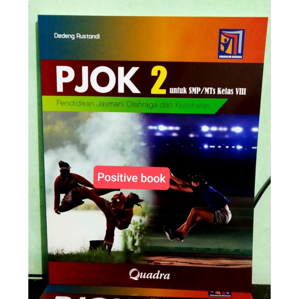 Buku PJOK Kelas 8 SMP Kurikulum Merdeka Quadra