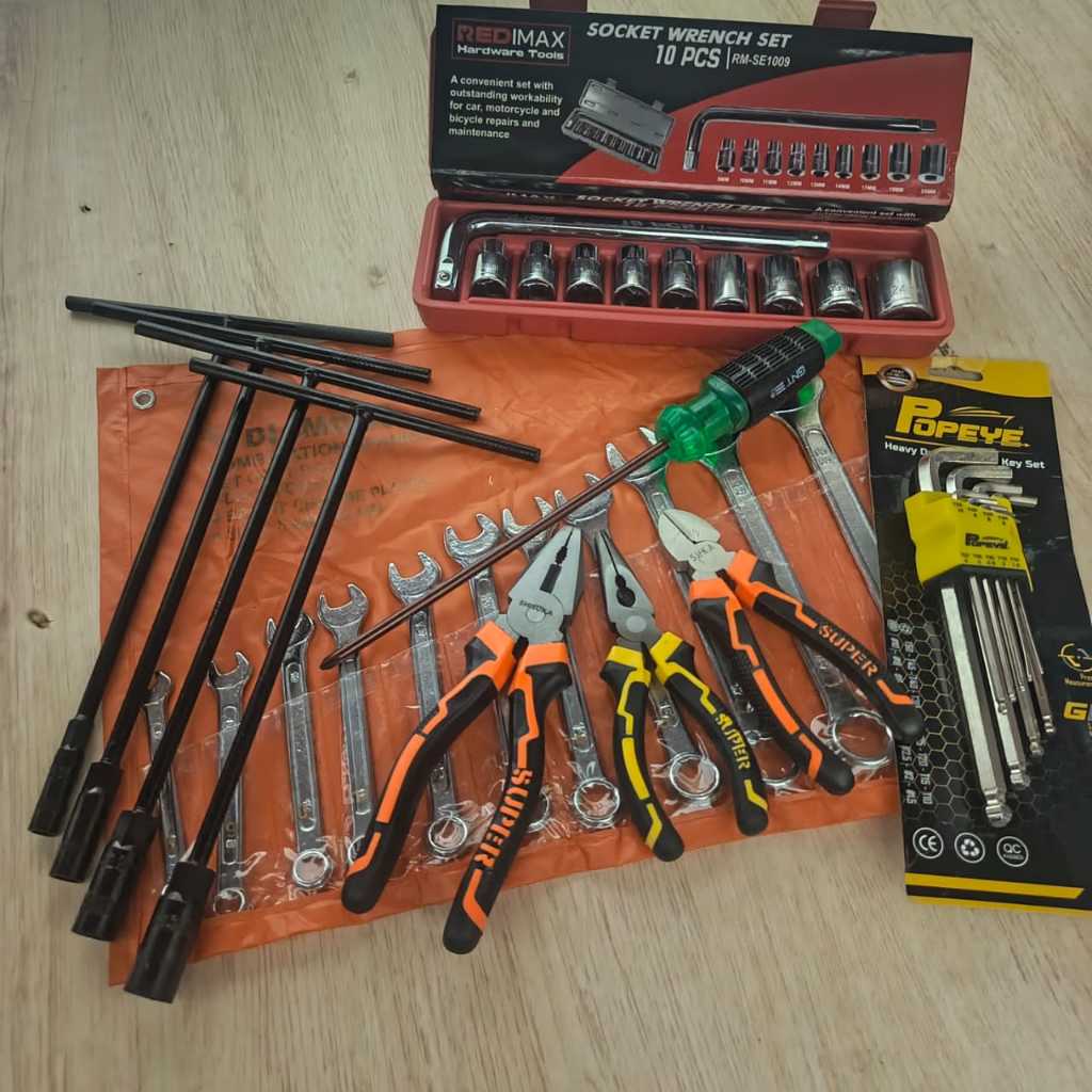 BIGSALEPaket Bengkel Full Set / Alat Kunci Motor Mobil / Perkakas Bengkel / Tools Set