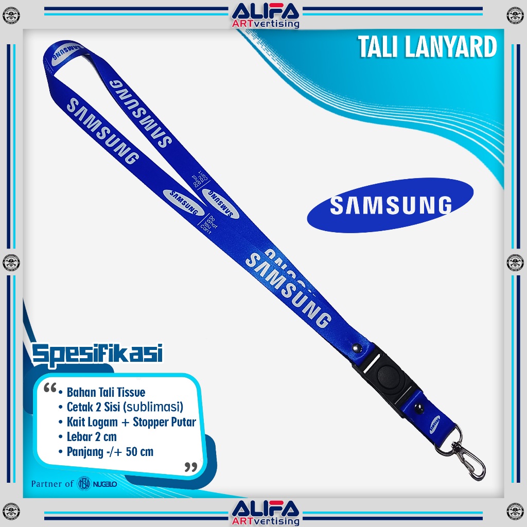 TALI LANYARD GANTUNGAN ID CARD/HP/KUNCI/DLL.. SAMSUNG
