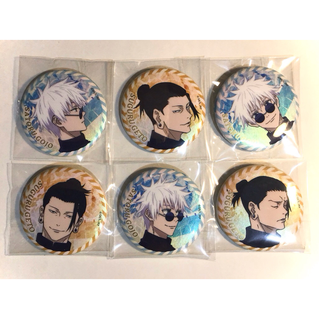 (Selected) Jujutsu Kaisen Official Can Badge Pin Summer - Gojo Geto