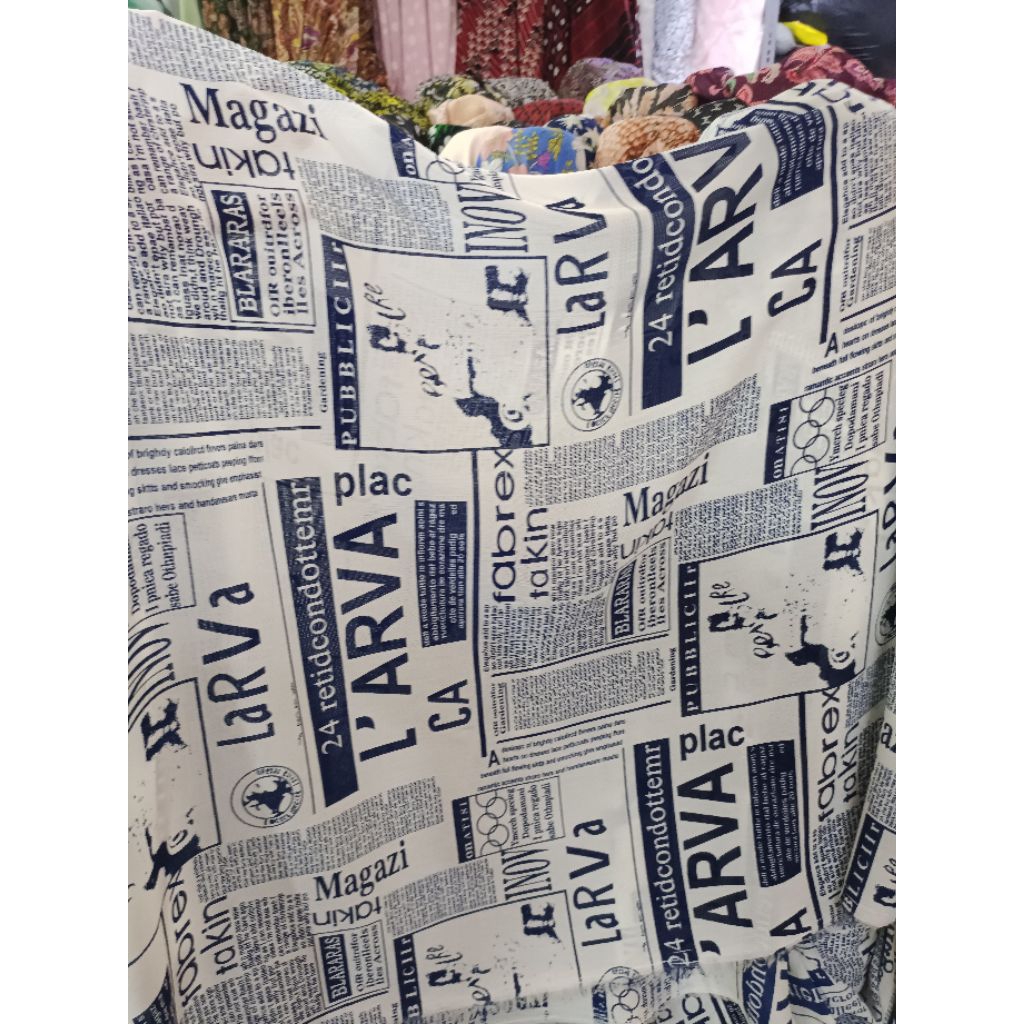 KAIN BAHAN MID DOBLE YORYU MOTIF KORAN TERBARU LQB