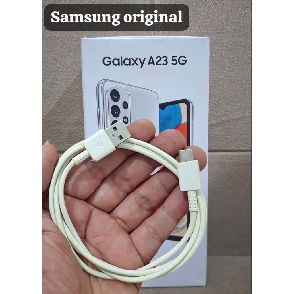 Kabel original Samsung Type c fast charger bawaan hp