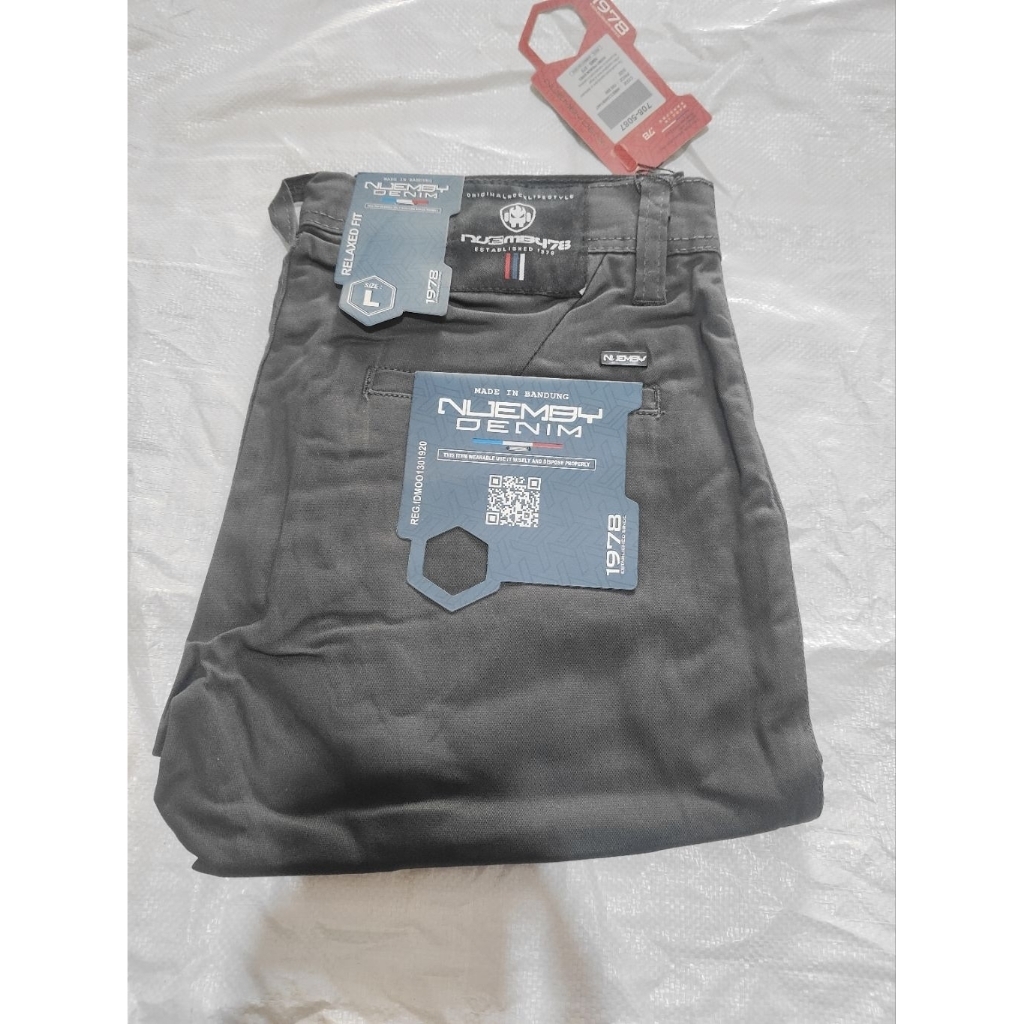 celana chino Nuemby original slimfit karet (cod dan gratis ongkir)