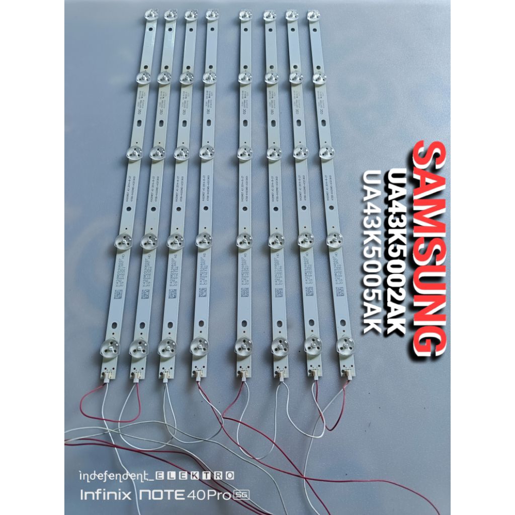 Lampu backlight SAMSUNG UA43K5002AK UA43K5005AK   BACKLIGHT SAMSUNG UA 43K5002AK  UA 43K5002AK   Bac
