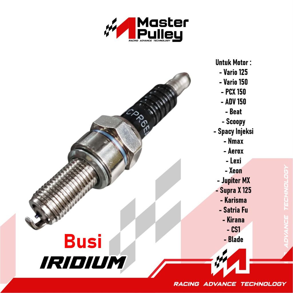 Busi Iridium Beat, Busi Vario 125 Busi Vario 150 Nmax Aerox Lexi Beat Scoopy Xeon Jupiter MX Supra X