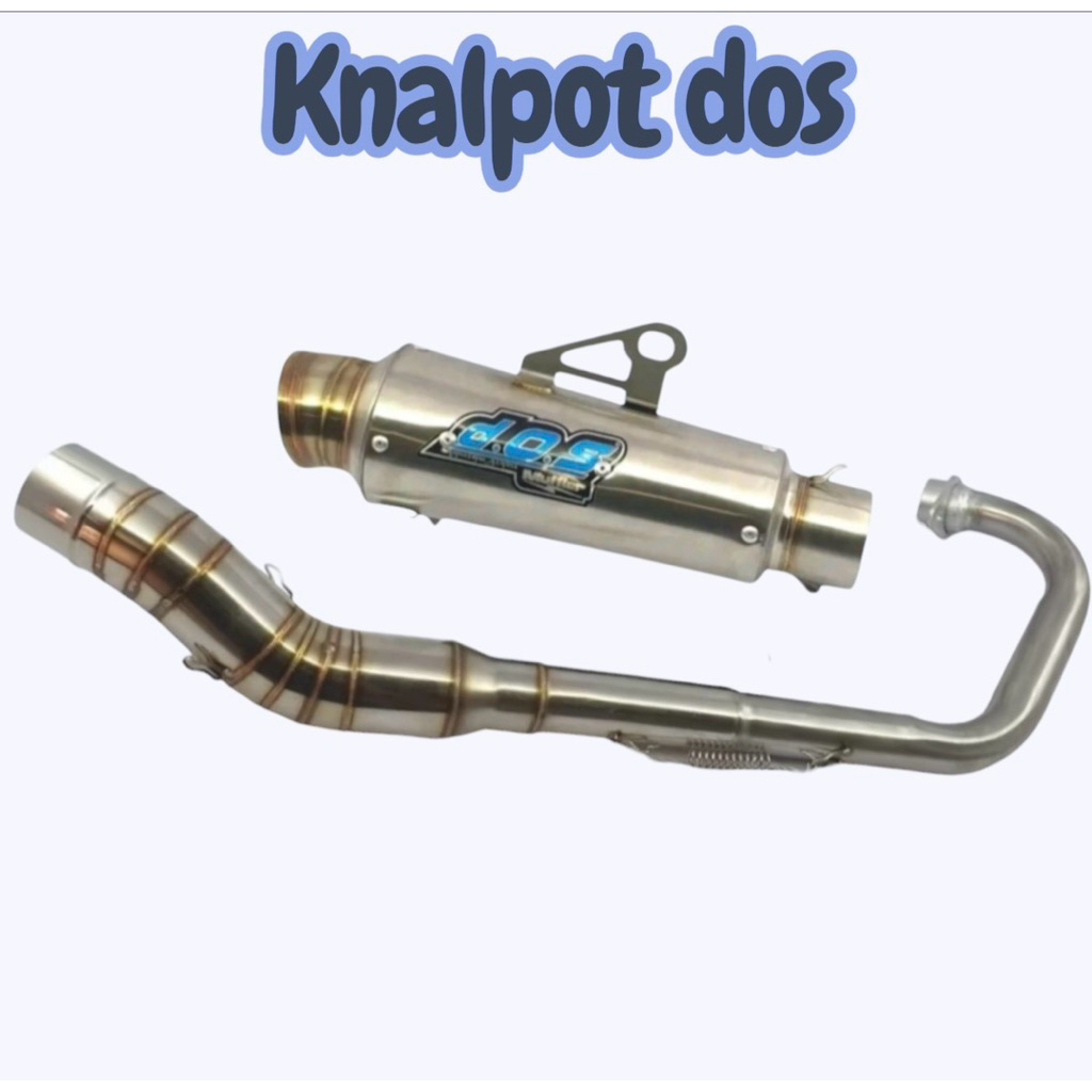 KNALPOT DOS DRAG SATRIA FU FFA 200 CC KNALPOT  RACING MX KING KNALPOT DOS MX OLD NEW SONIC VIXION KN