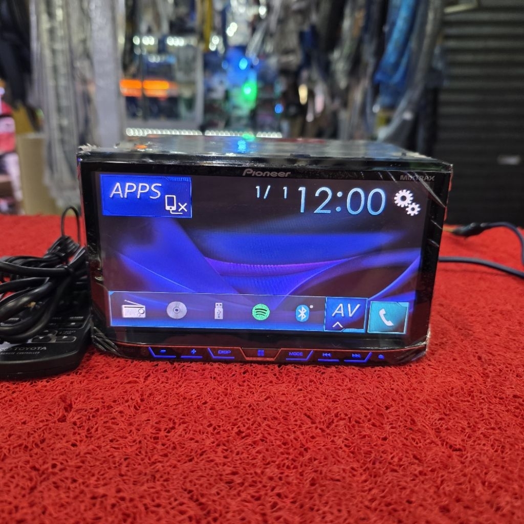 Head Unit Pioneer AVH-X595BT Spotify Bluetooth USB CD Aux Radio FM AM