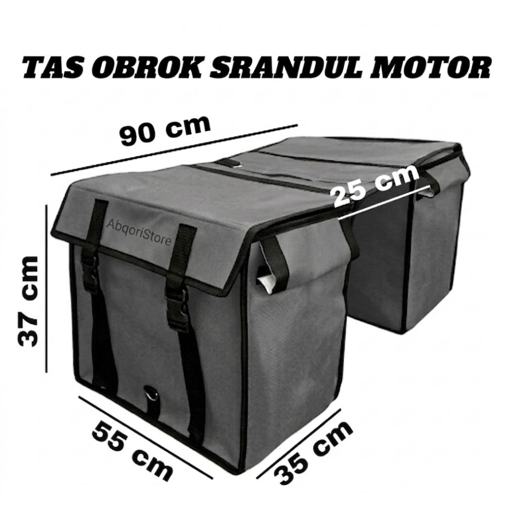 Tas Obrok Motor Super jumbo serbaguna Untuk Kurir atau belanja Kuat Awet Kokoh dan Muat Banyak