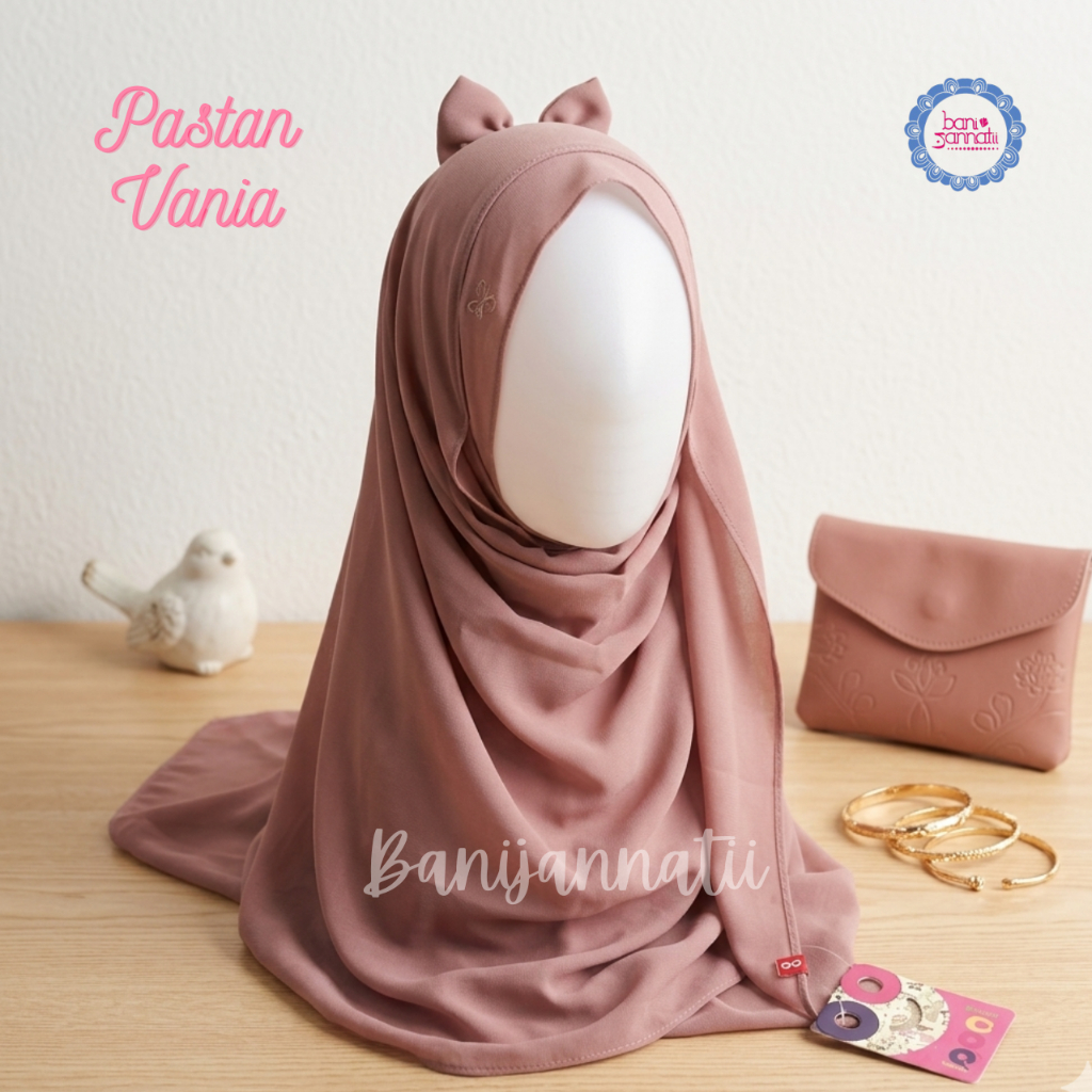 Pashmina Anak Vania |Pashmina Instan Vania | pastan Vania | Pashmina Instan Anak | Pashmina Instan |