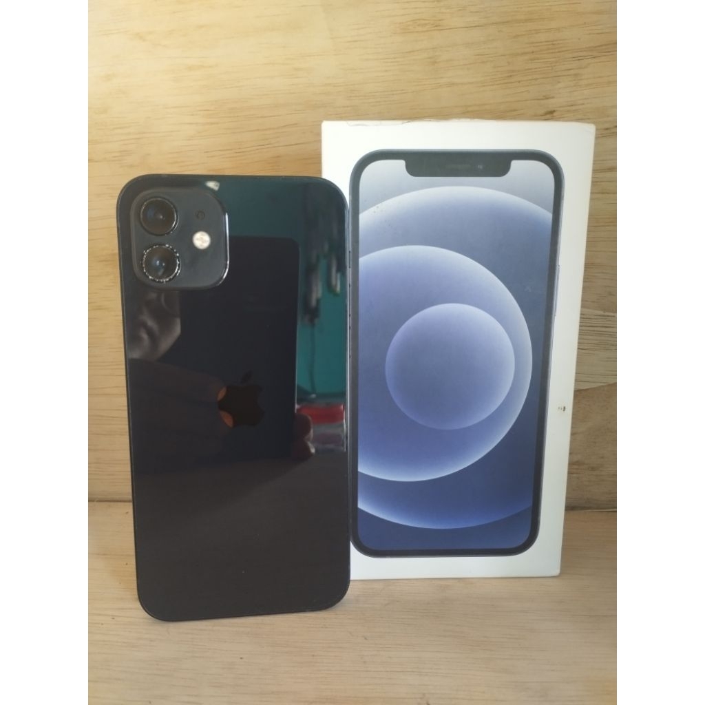 Apple iPhone 12 Black 64GB iBox PA/A |5G NFC | LCD Lokal |Unit + Dus | Imei 358209594089752
