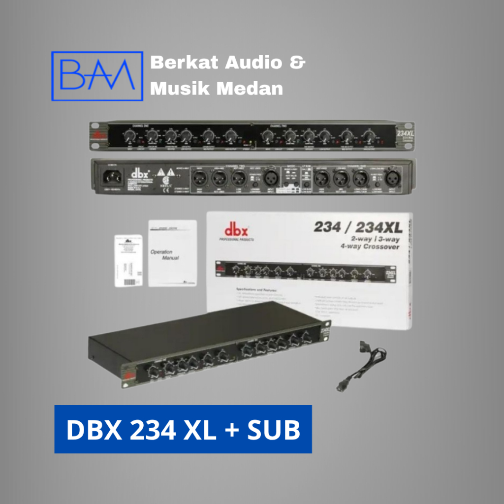Crossover DBX 234 XL Plus Subwoofer Original