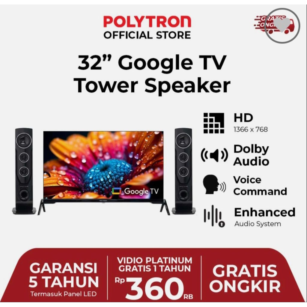 televisi POLYTRON PLD-32TG5055