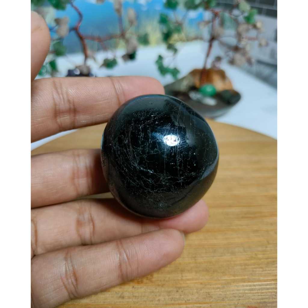 Batu Natural Black Tourmaline palm (10)