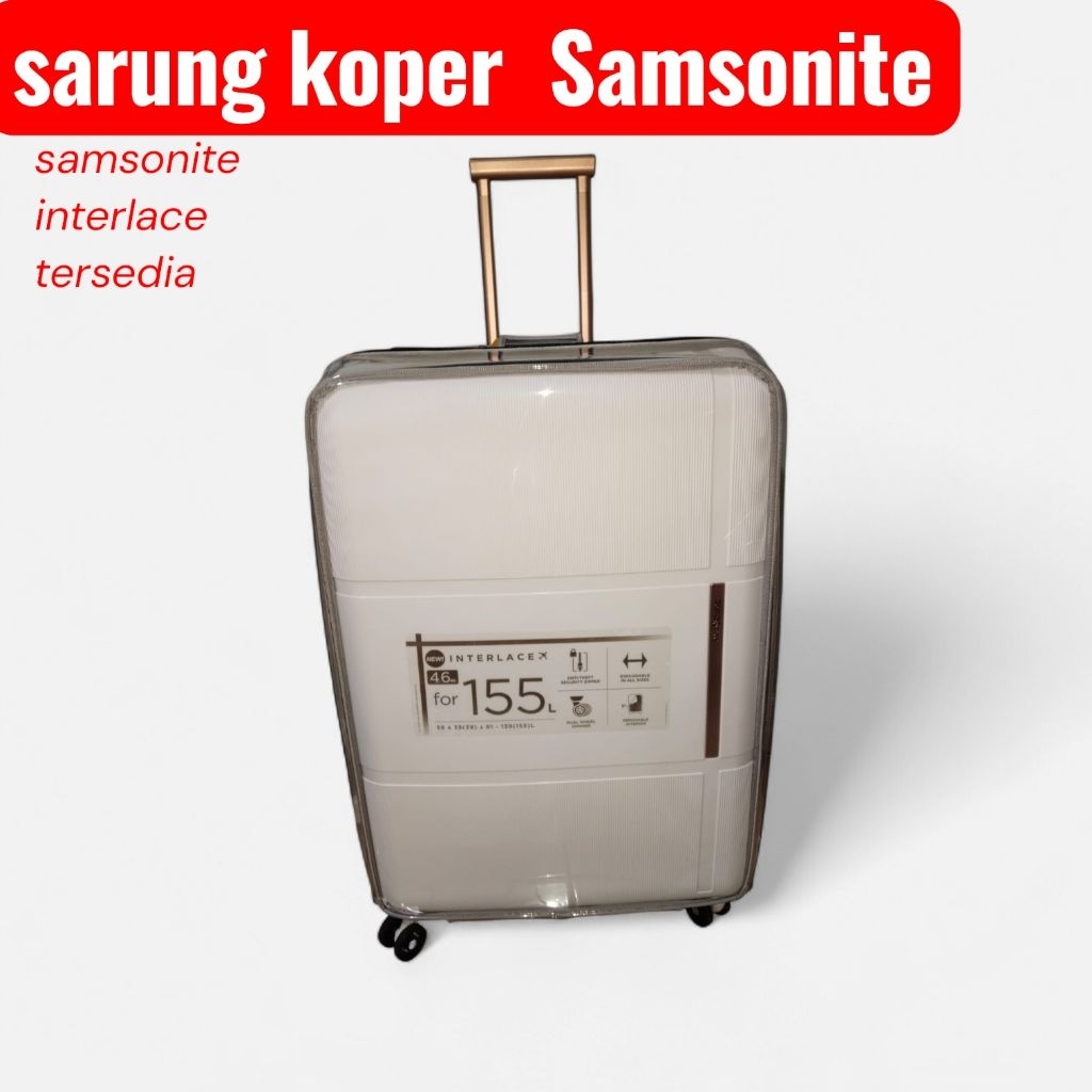 Sarung koper cover fullmika spira koper samsonite interlace
