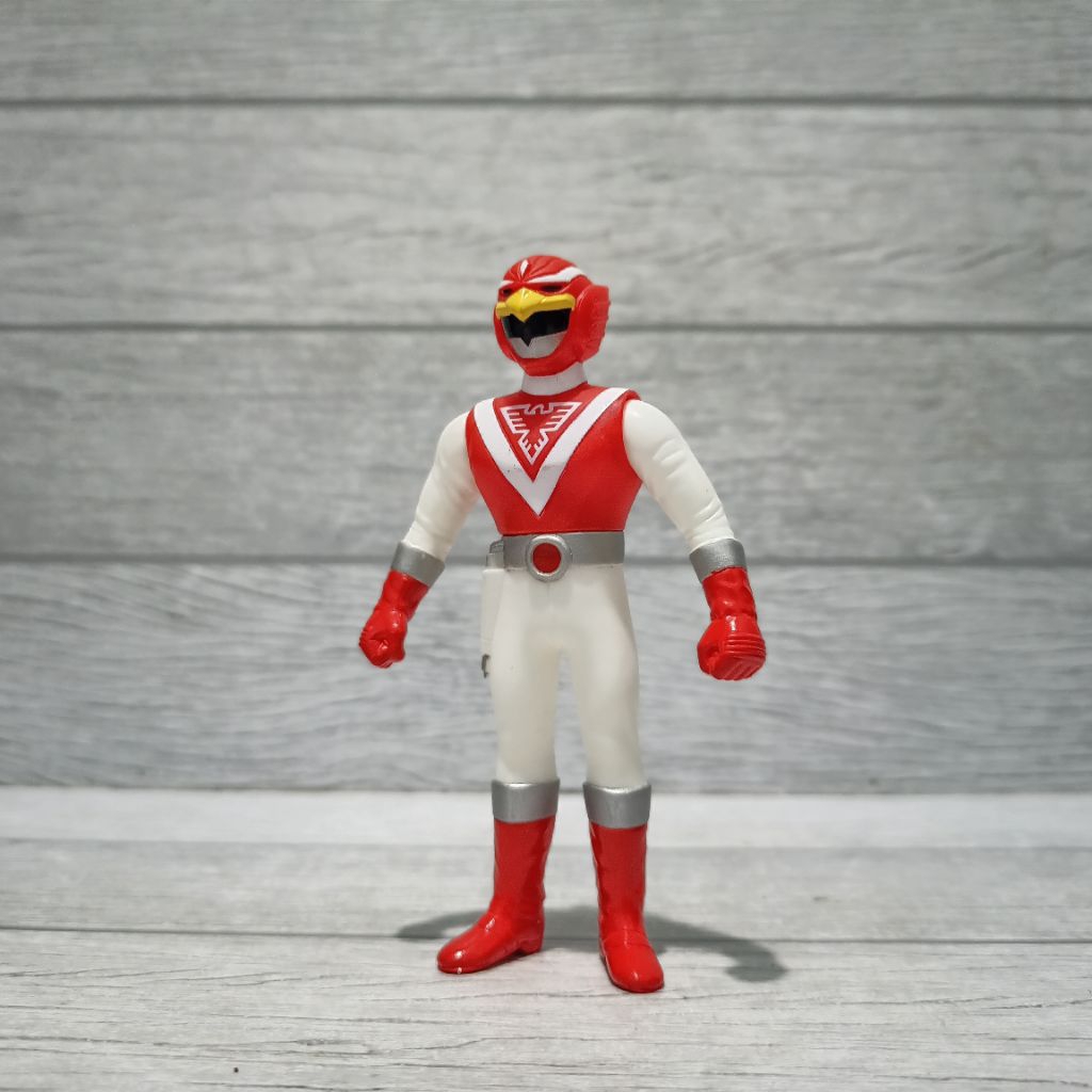 Sofubi Figure Super Sentai Series Red Hero Liveman