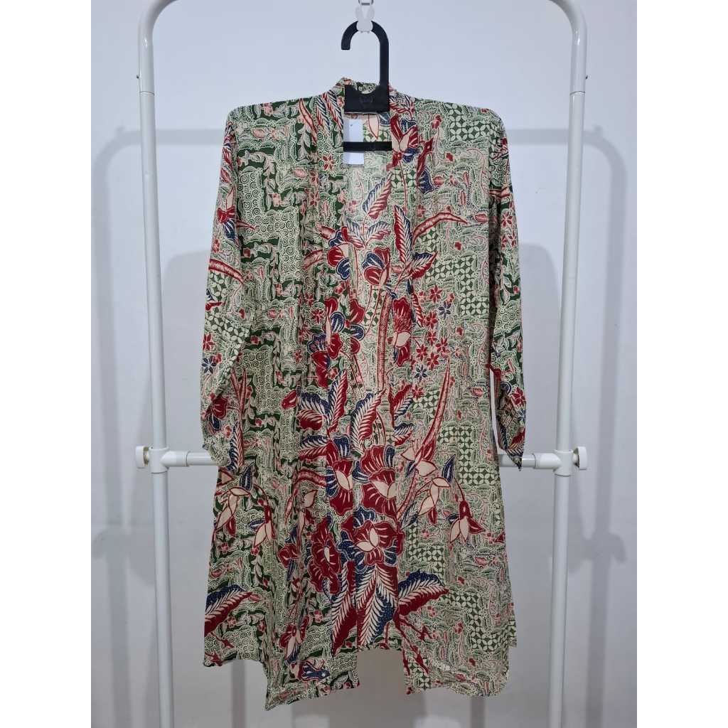 Cardigan Batik Casual Danar Hadi Lengan Panjang