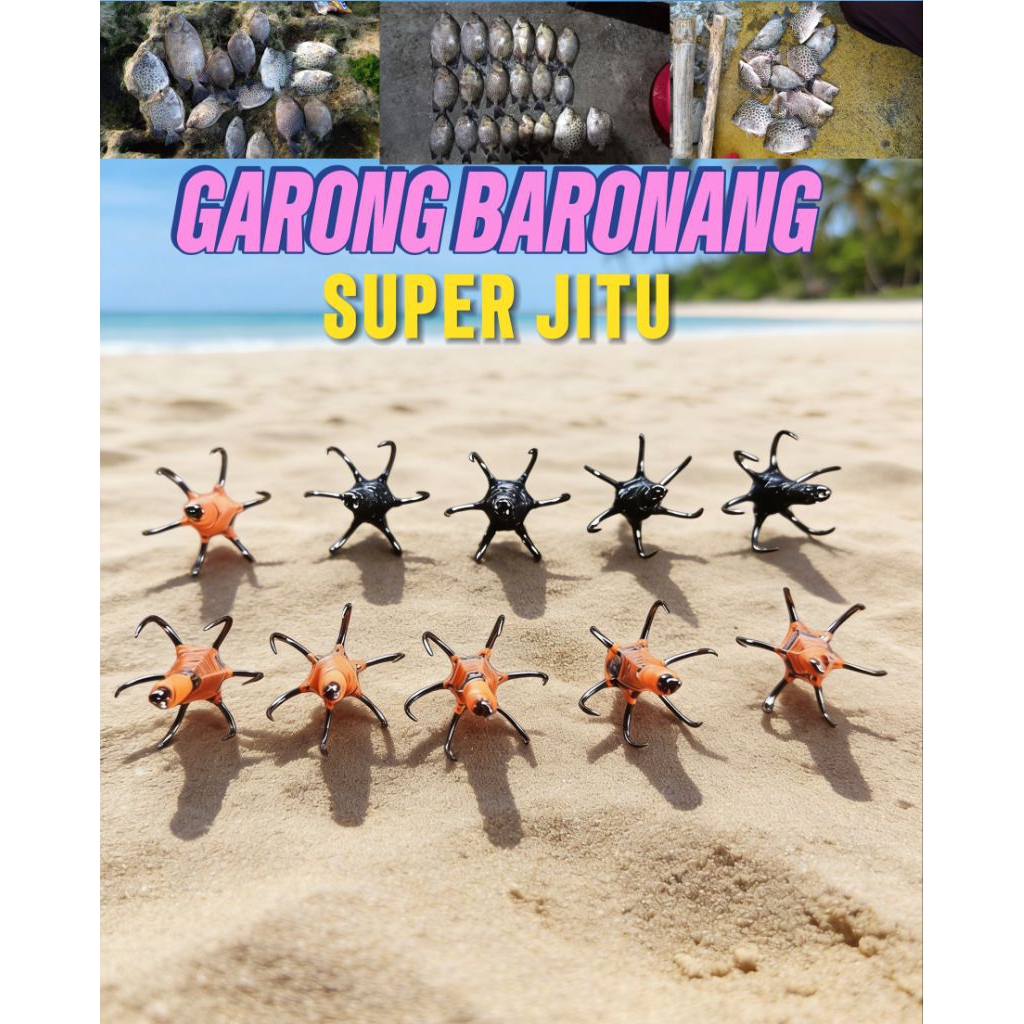 KAIL GARONG TEMBUS ISI 6KAIL TARGET IKAN BARONANG/KIPER