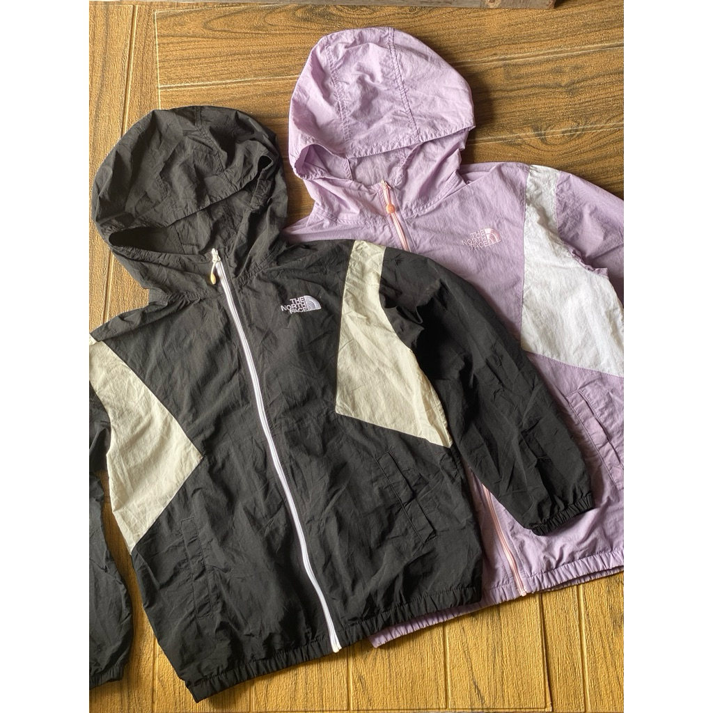 jeket jacket parasut runing running anak remaja tanggung K'S Reston The North Face TNF size 140 150 