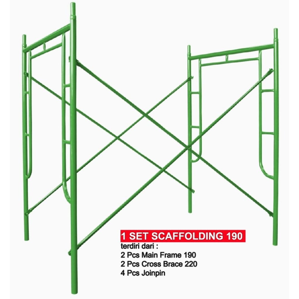 MAIN FRAME 190 SCAFFOLDING / STEGER BARU (1 SET )