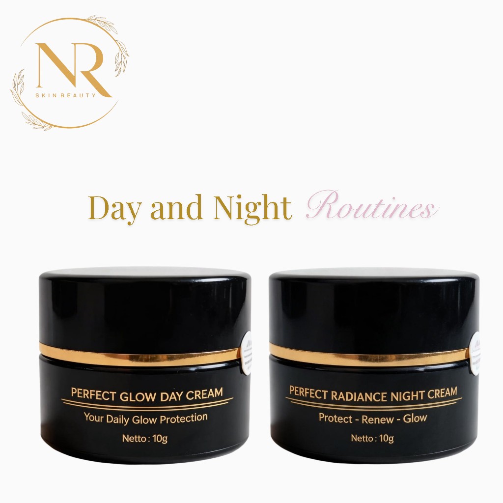BUNDLING DAY CREAM & NIGHT CREAM NR SKIN BEAUTY [ BPOM ] ANTI FLEX MENCERAHKAN DAN MEMUTIHKAN