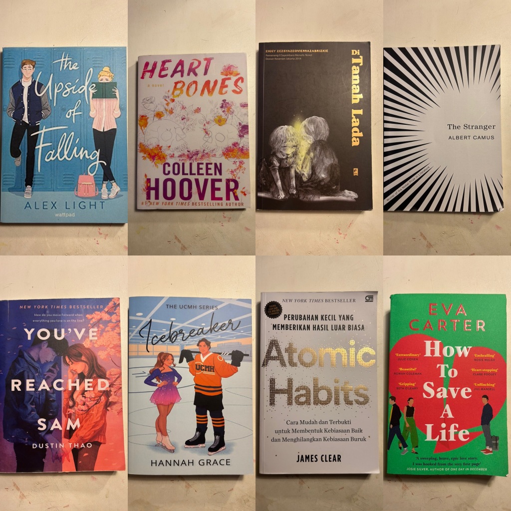 BUKU PRELOVED - Atomic Habits, Di Tanah Lada, Heart Bones, Ice Breaker, You've Reached Sam, The Stra
