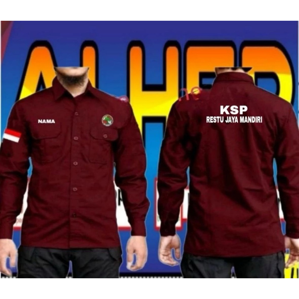 Custom Kemeja PDH / PDL / Organisasi / Kerja