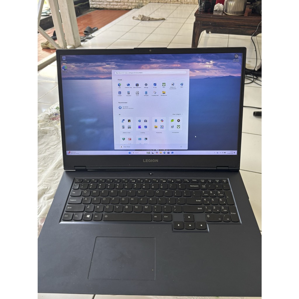 Laptop Gaming Lenovo Legion 5 17ACH6  Ryzen 5 5600H GTX 1650 4GB Fullset