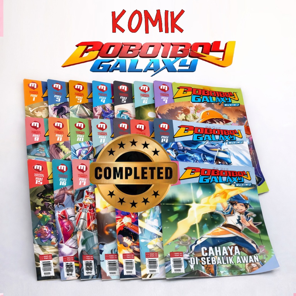 KOMIK BOBOIBOY GALAXY SERI LENGKAP ISU 1-27