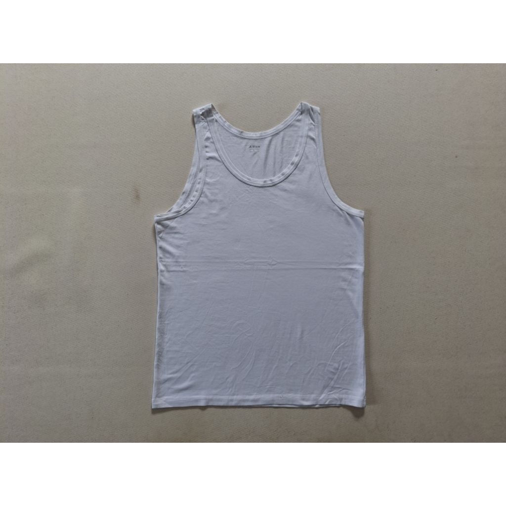 TSHIRT KAOS UNIQLO AIRISM TANK TOP SINGLET ORIGINAL 100%