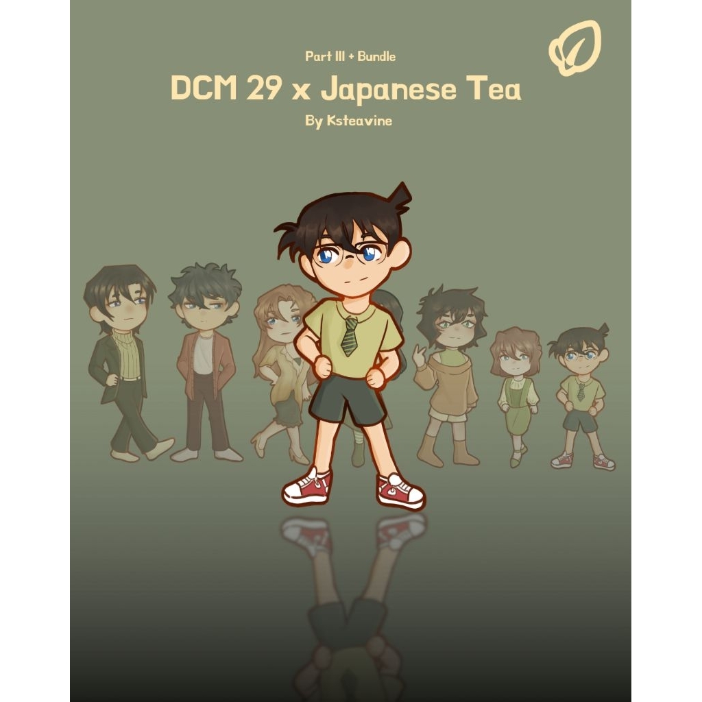 [BACA DESKRIPSI] Detective Conan Movie 29 x Japanese Tea (part 3) - keychain & standee by ksteavine