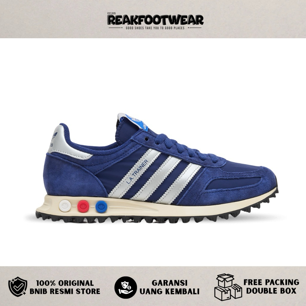 Adidas LA Trainer OG Dark Blue 100% Authentic - JR7171