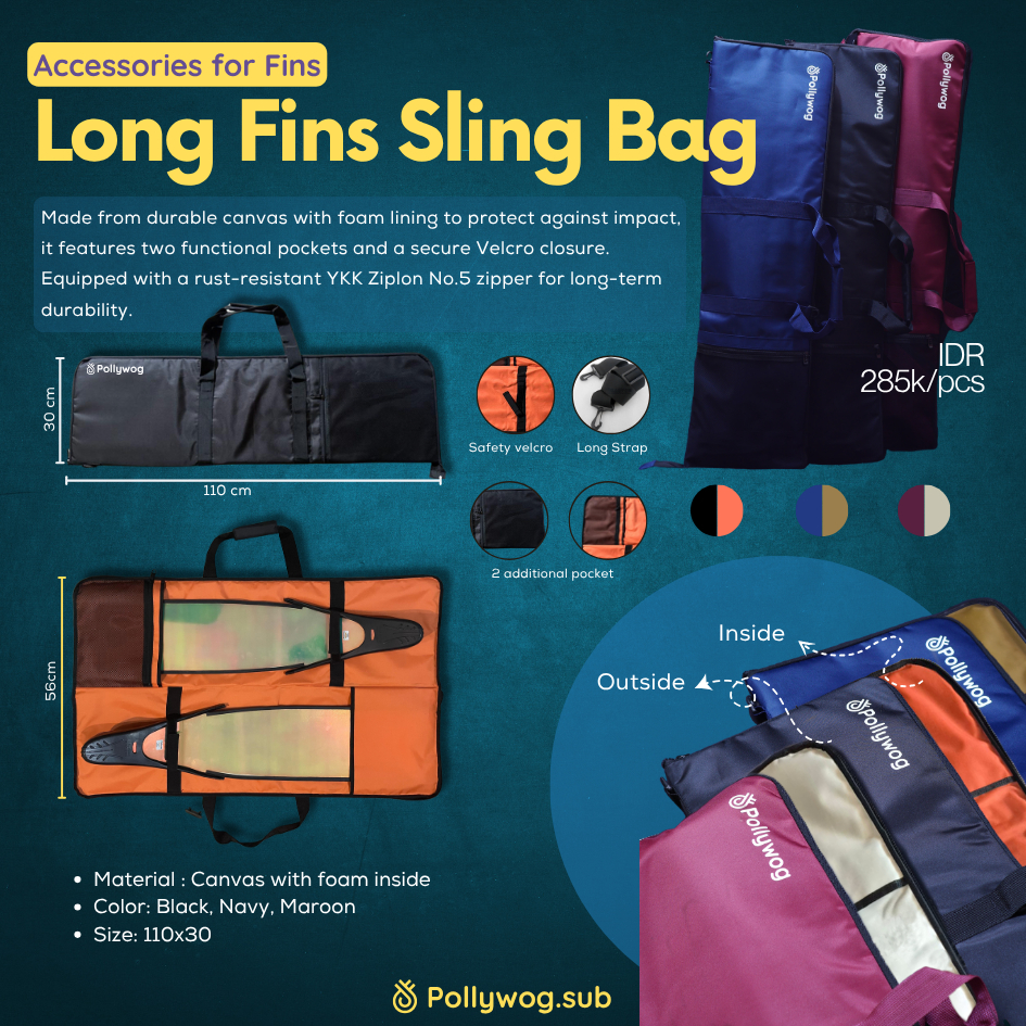 Pollywog Freediving Long Fins Sling Bag