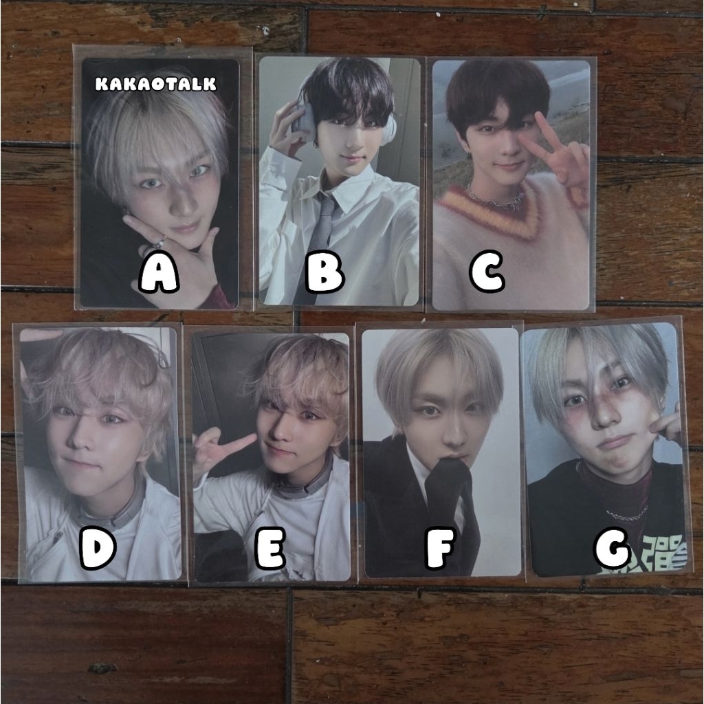 PHOTOCARD PC JUNGWON — ENHYPEN OFFICIAL