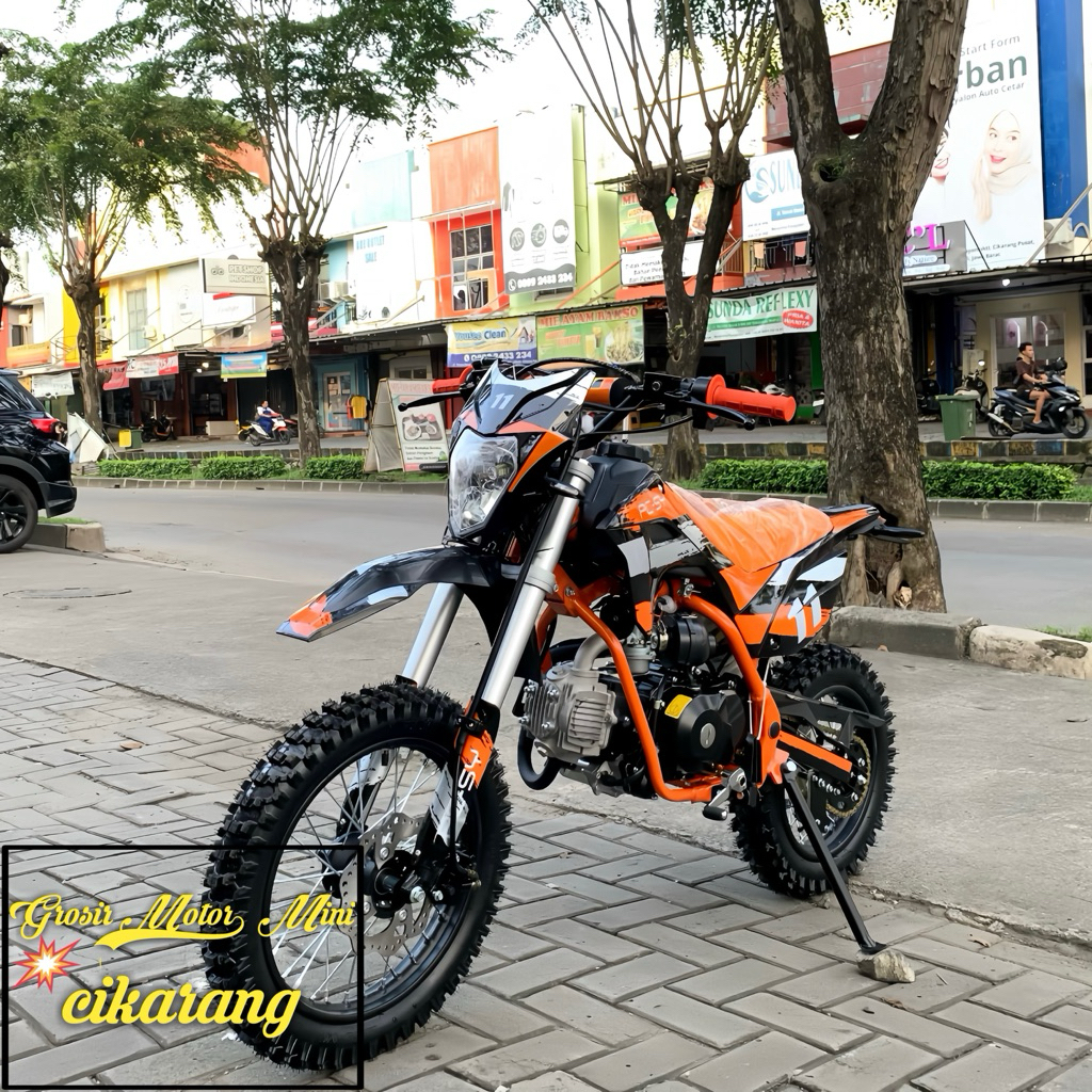 MOTOR MINI TRAIL 110CC MANUAL PC MOTO PC-11 RING 14/12 MESIN 4TAK