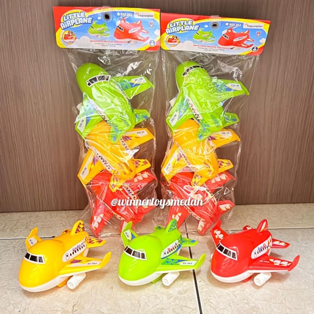 Mainan Little Airplane / Mainan Pesawat Kecil isi 3pcs (DFEH)