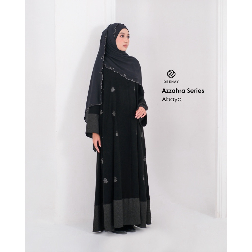 Deenay Abaya Hitam - Gamis Umroh Deenay