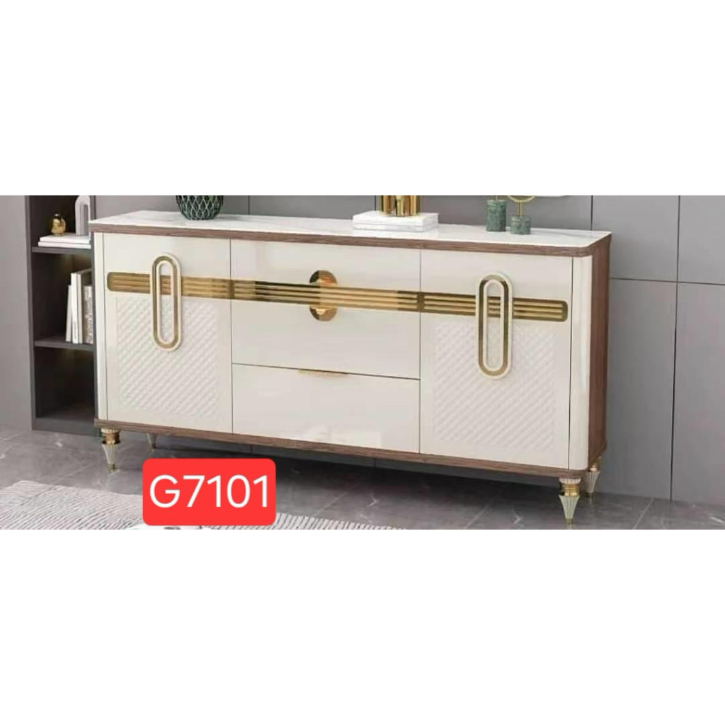 Buffet Konsol / TV Import Top Table Granite