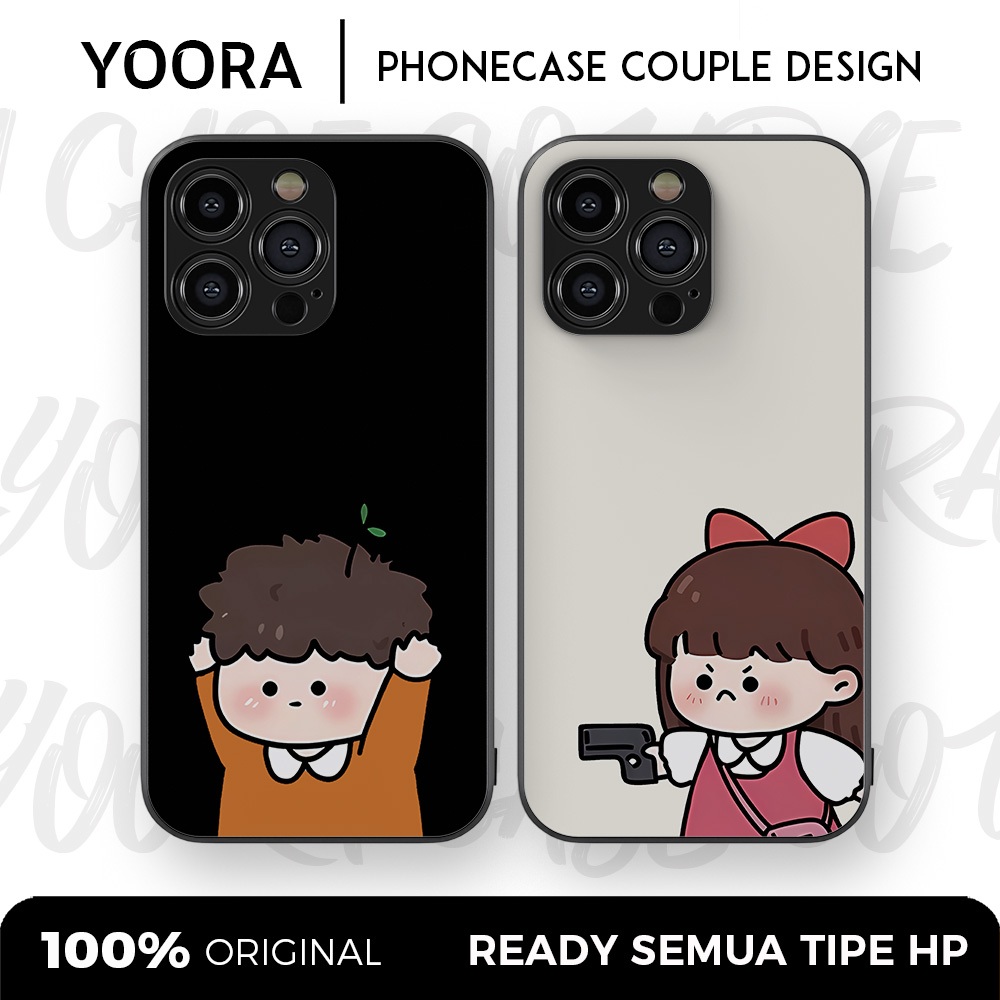 [CP642] Custom Case Couple Lucu Premium Bisa Untuk Semua Tipe Hp