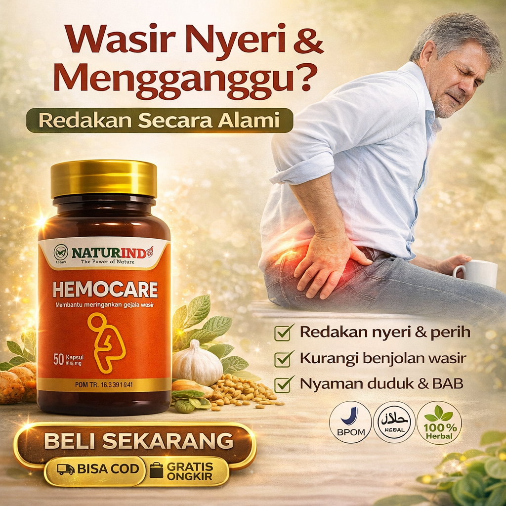 Obat Wasir Ambeyen Ambeien Ampuh Hemocare Naturindo