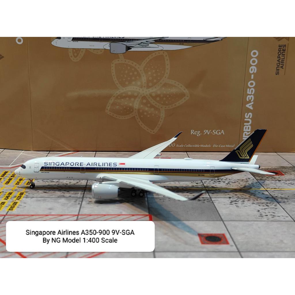 Singapore Airlines A350-900 9V-SGA By NG Model 1:400 Scale