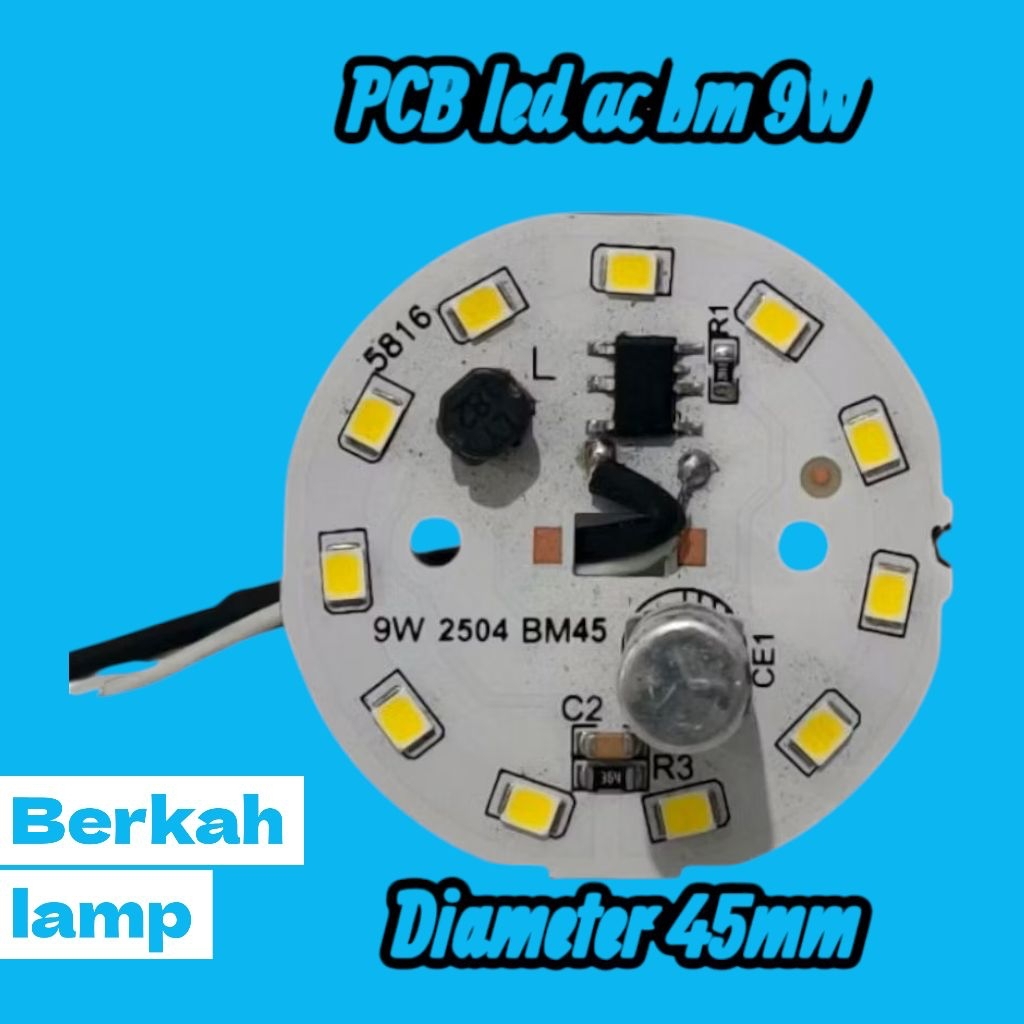 PCB LED AC BM 9W