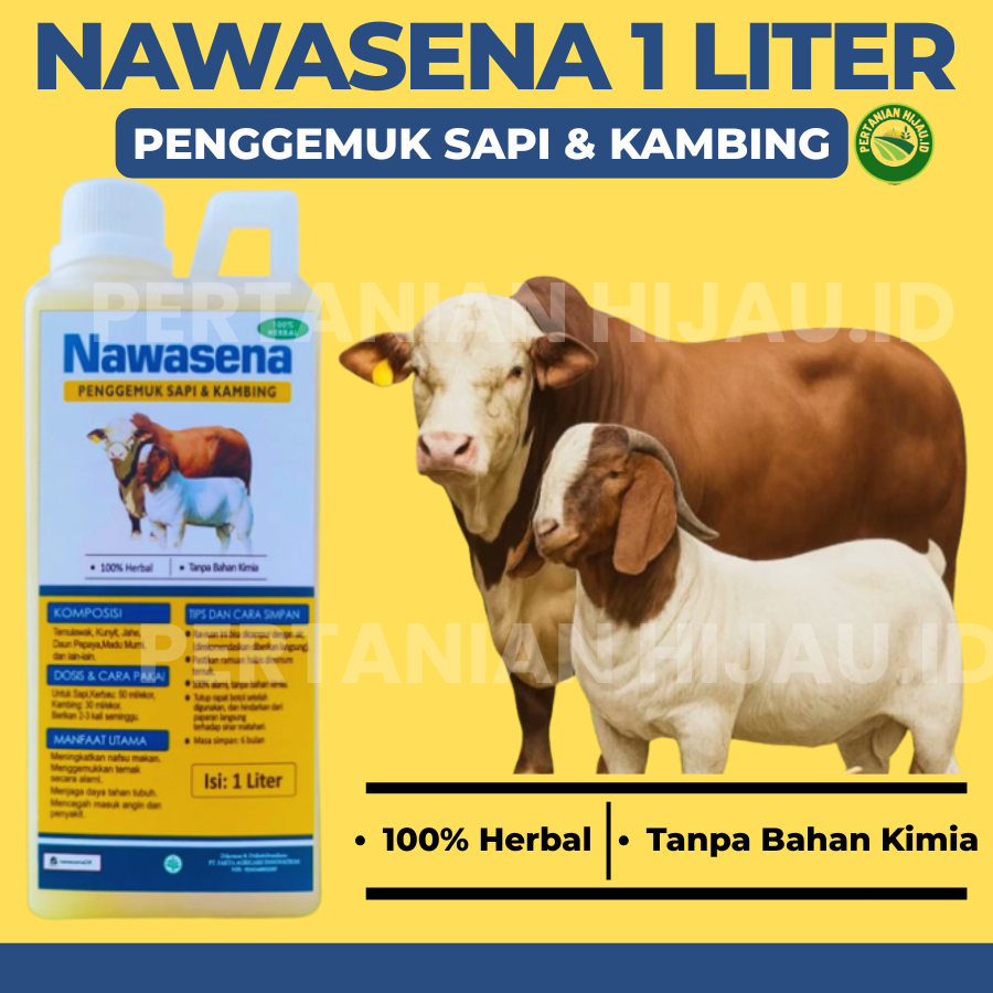 NAWASENA 1L vitamin sapi agar cepat gemuk, vitamin kambing agar cepat gemuk