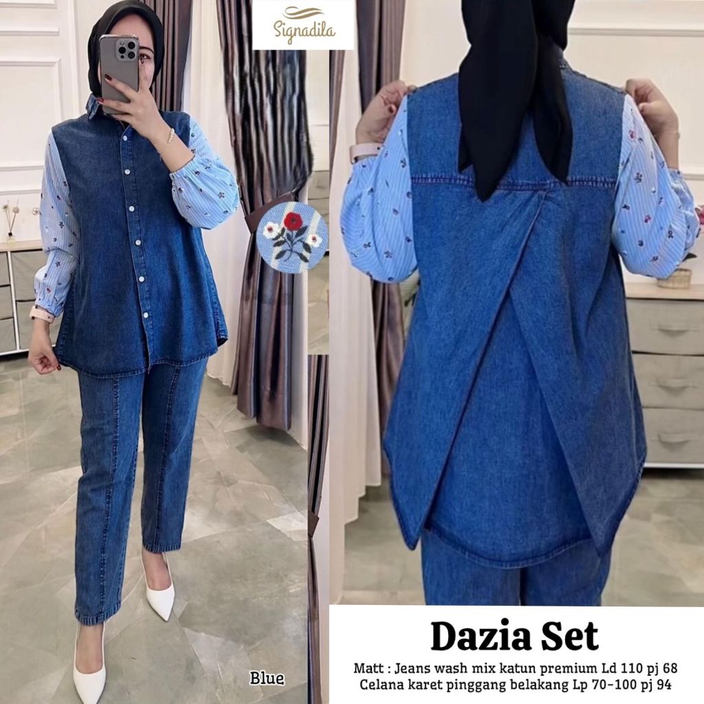 Pakaian Wanita ANESKA DAZIA SET Trend FASHION HQ From SIGNADiLa